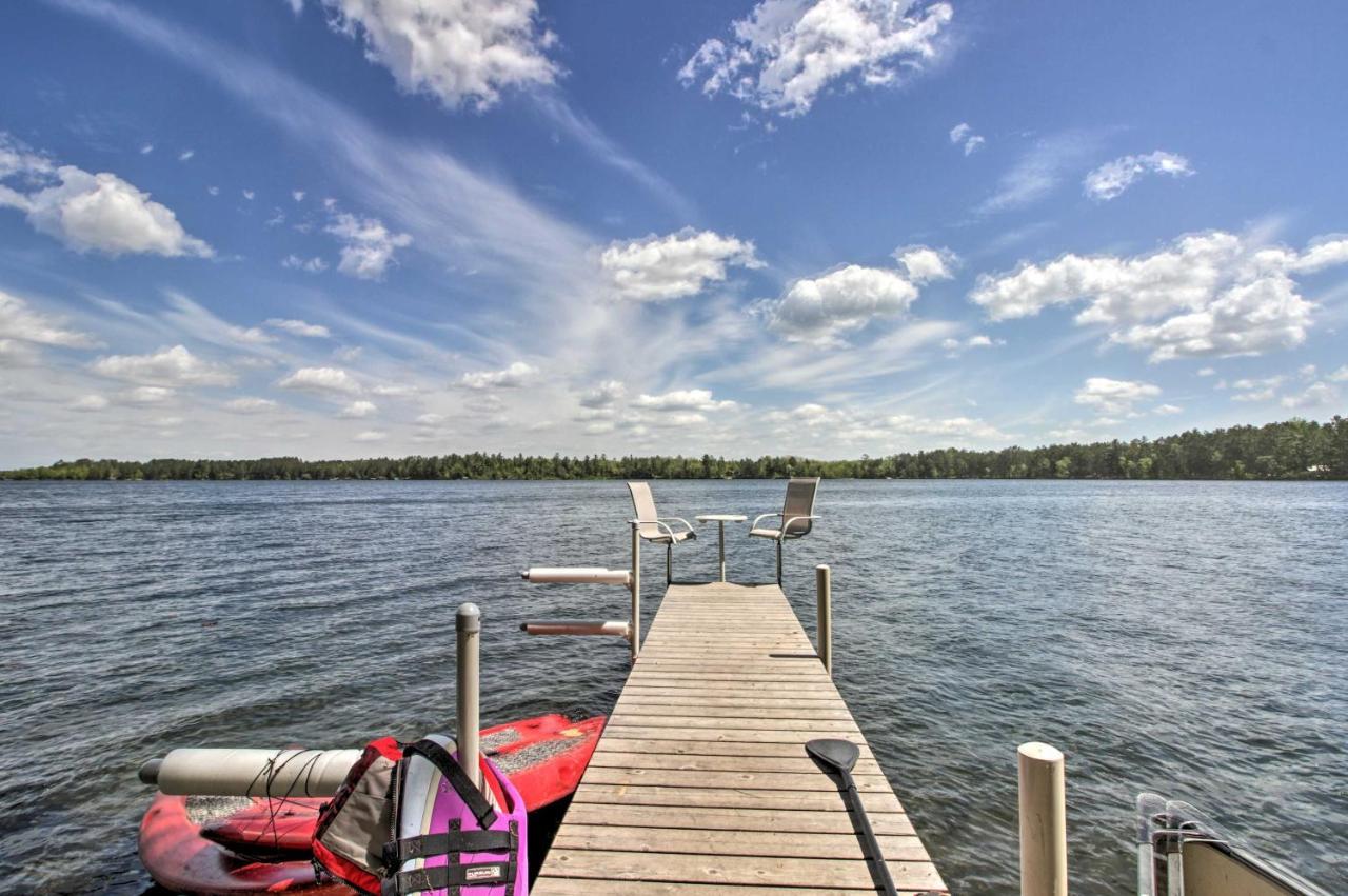 Loon Lake Lodge With Dock, Sauna And Hot Tub! Pequot Lakes ภายนอก รูปภาพ